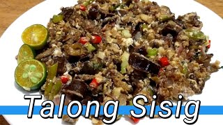 SISIG TALONG TALONG SISIG RECIPE [upl. by Brenza884]