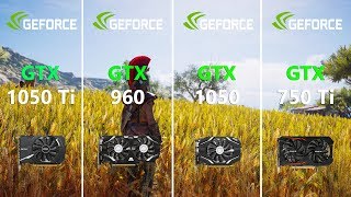 GTX 1050 Ti vs GTX 960 vs GTX 1050 vs GTX 750 Ti Test in 7 Games [upl. by Stargell]