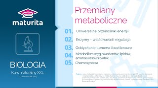 4 Metabolizm  Kurs maturalny z biologii  demo kursu XXL [upl. by Anelas]