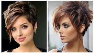 pinterest short hairstyles For Women Over 50 short shag Haircuts 2024 [upl. by Giulio]