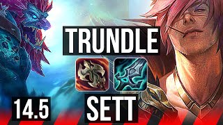 TRUNDLE vs SETT TOP  300 games  NA Master  145 [upl. by Vacla39]