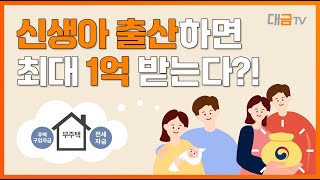 2023년 이후 신생아 있는 가정 주목신생아 특례 대출 총정리  대금TV [upl. by Ruthanne]