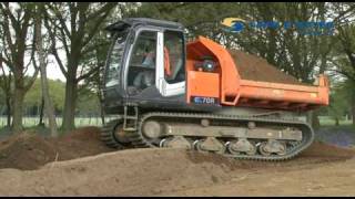 Tracked Dumper  Hitachi from Land amp Water [upl. by Orrocos]