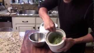 How to make Green Tea Ice Cream [upl. by Aneehsyt985]