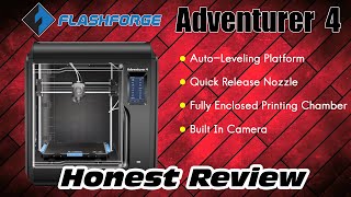 Testing The FlashForge Adventurer 4 3D Printer Newest Model  Honest Review [upl. by Kern]