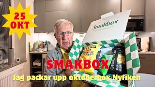 20241025 SMAKBOX  Packar upp oktoberbox NYFIKEN [upl. by Kenay437]