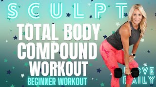 25 Minute TOTAL BODY Compound Workout For Beginners  Full Body Workout [upl. by Khalil]