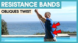 Resistance Band Obliques Twist [upl. by Thedric258]