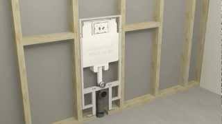 Fitting and Installation of Concealed Cisterns for Wall Hung Toilets [upl. by Noisla]