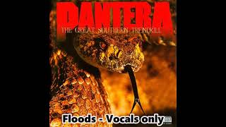 Pantera  Floods Vocals Only [upl. by Adnof]