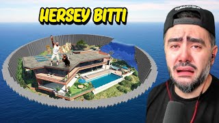 TSUNAMI FRANKLININ EVINI ALDI GÖTÜRÜYOR  GTA 5 MODS [upl. by Margarida]