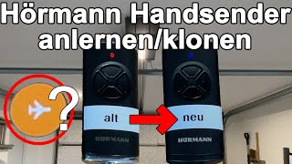 Hörmann Handsender anlernen  Garagentor [upl. by Grimona]