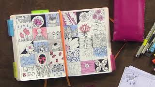 Make your own calendar with bullet journal format on Make It Artsy with Julie Fei Fan Balzer 5011 [upl. by Berthoud289]