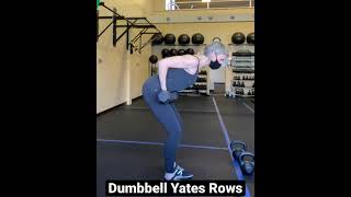 Dumbbell Yates Rows [upl. by Wyndham]