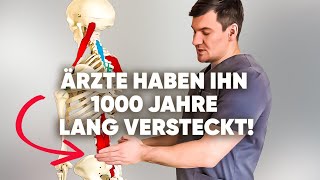 Ärzte haben dir diesen Muskel über 1000 Jahre lang verborgen Ich habe den Rückenschmerz aufgedeckt [upl. by Adnuahsor]