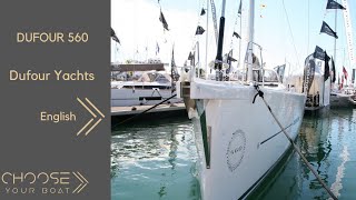 DUFOUR 560 Grand Large Guided Tour Video English [upl. by Sremmus48]