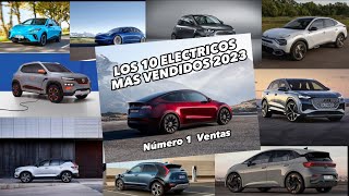 Los 10 Coches Eléctricos mas vendidos este primer semestre de 2023 [upl. by Ruthi]