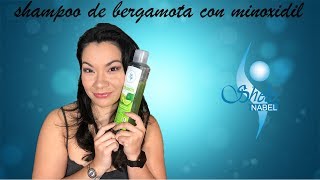 shampoo de bergamota con minoxidil Sheló Nabel ¿Funciona ¿Tira el cabello [upl. by Coppock]