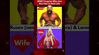 WWE Couples Who Are Married In Real Life wwe wrestling shorts [upl. by Strauss]