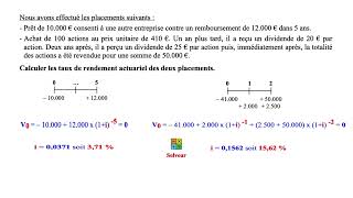 Chap21App4 Taux rendement actuariel solveur [upl. by Vinaya]