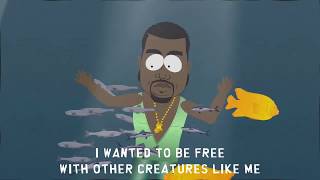 ♪ Gay Fish ♪ Kanye West  video amp lyrics karaoke  South Park song [upl. by Frye]