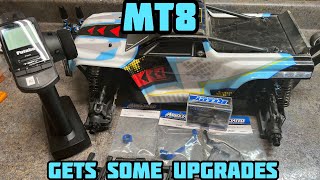 Team associated rival MT 8 upgrades proline tires factory team [upl. by Eidac118]