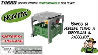 Turbo defogliatrice professionale per olive [upl. by Harshman]