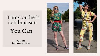 👍Coudre une combinaison facile DIY You Can la combinaison pantalon  combishort [upl. by Akiem]