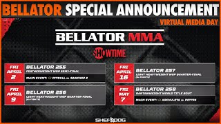 Bellator on Showtime Virtual Media Day Interviews Special Announcement  LIVE Stream [upl. by Hamimej]