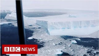 Worlds largest iceberg on the move after dislodging from ocean floor [upl. by Bradman]