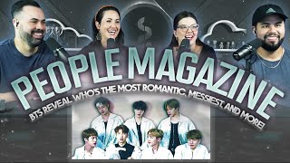 BTS quotPeople Magazine Interviewquot Reaction Another chaotic and hilarious interview 😂 Couples React [upl. by Machos510]