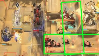 Arknights  quotPerfect mine placement when AoE is busy kill bossquot OD EX 8 Zalak 5 ops [upl. by Anilesor]