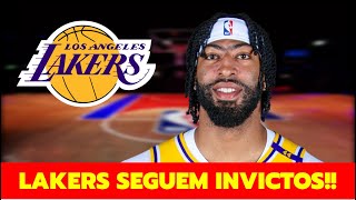 ANTHONY DAVIS DOMINANTE E LAKERS SEGUEM INVICTOS [upl. by Brightman519]