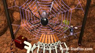 Steampunk Spider Band performs Electrorachnid Soda Pop  Animusic style Animated Music Video [upl. by Boudreaux]