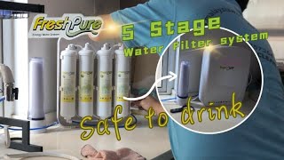 Install the Freshpure 5 Stage Filter Water Filter Purifier System [upl. by Odawa]