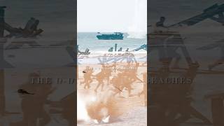 DDay Omaha Beach Landing Then and Now shorts ww2 dday omaha normandy [upl. by Dnartreb]