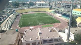 Survol du stade 1er novembre de Tiziouzou en télécabine [upl. by Ahidam516]