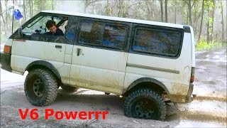 V6 Powerrrr 4x4 Mitsubishi van [upl. by Anomas]