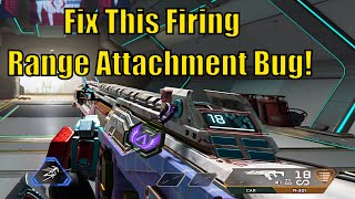 Apex Legends Fix This Firing Range Attachment Bug [upl. by Eki]