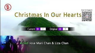 Christmas In Our Hearts  Jose Mari Chan and Liza Chan Karaoke Version [upl. by Vaasta543]