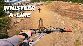 WHISTLER ALINE FULL LAP 4K [upl. by Dlnaod]