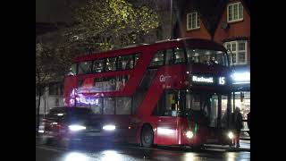 New Routemaster Go Ahead London LT397 LTZ1397 Route 15 Divert at Stepney Green Stn due to Collision [upl. by Lucrece63]