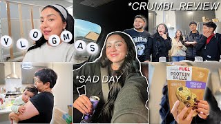 I HAD A BAD DAY  SAD MISSED MY WORKOUT CRUMBL OTW REVIEW [upl. by Basia219]