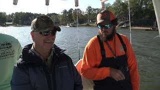 Striper Fishing on Lake Wateree [upl. by Etteneg]