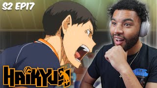 ENNOSHITA SURPRISED ME  Haikyuu Season 2 Episode 17 Reaction [upl. by Nancy]