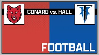 Conard vs Hall Varsity Football Stadium wideshot cam  November 23 2024 [upl. by Ymled]