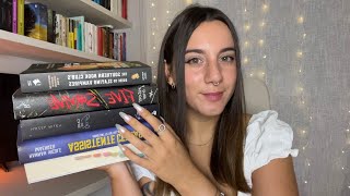 ASMR SOFT SPOKEN LE MIE LETTURE DEL PERIODO wrapup amp tbr [upl. by Eimaral]