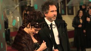 Tim Burton Helena Bonham Carter at EE British Academy Fi [upl. by Nossyla]