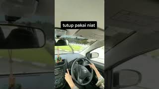 Perempuan ini belajar ambil lesen keretanak tekan signal tertekan wiper cerminaduhhh [upl. by Eislehc]