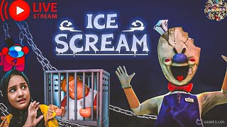 ICE SCREAM 😱 HORRER GAME  on Live🔴 [upl. by Efioa]